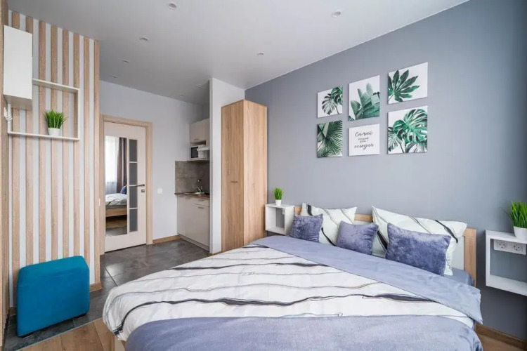 Фотография номера квартиры Апартаменты Cтудия On the Wave в ЖК Minsk World