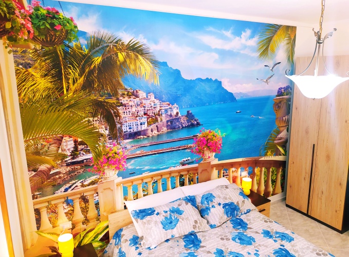 Deluxe Double room with balcony and with view