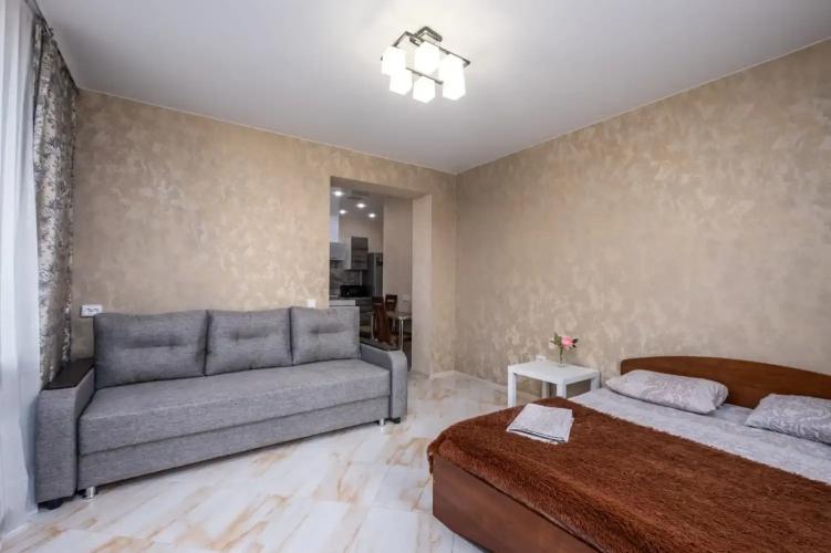 Фотография номера квартиры Квартира Хорошая студия с видом на Иртыш