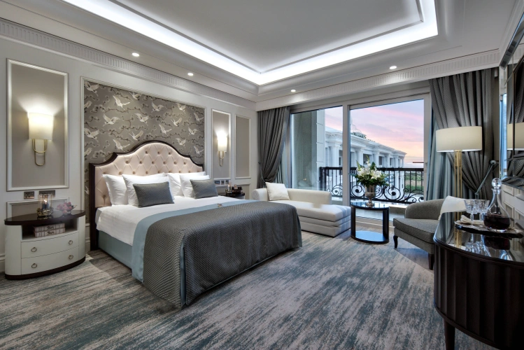 Deluxe Double room with balcony and with garden view