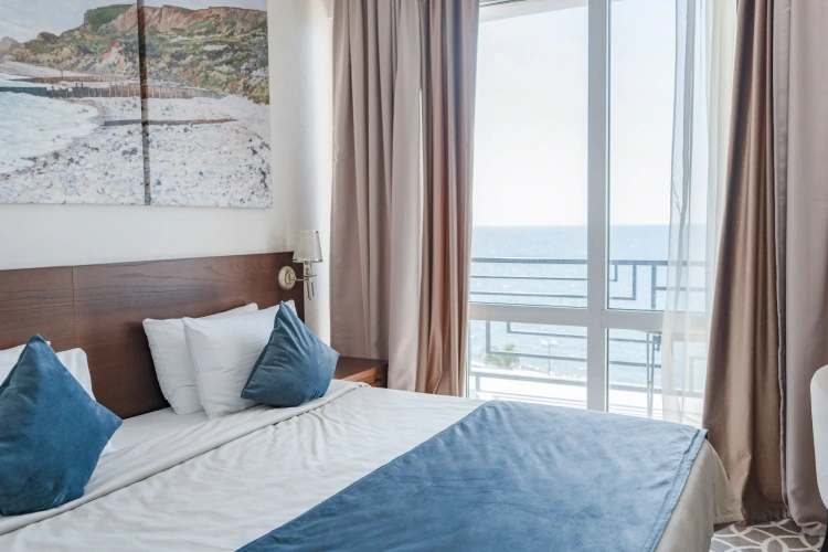 (Building 1) Double Junior Suite with balcony and with sea view
