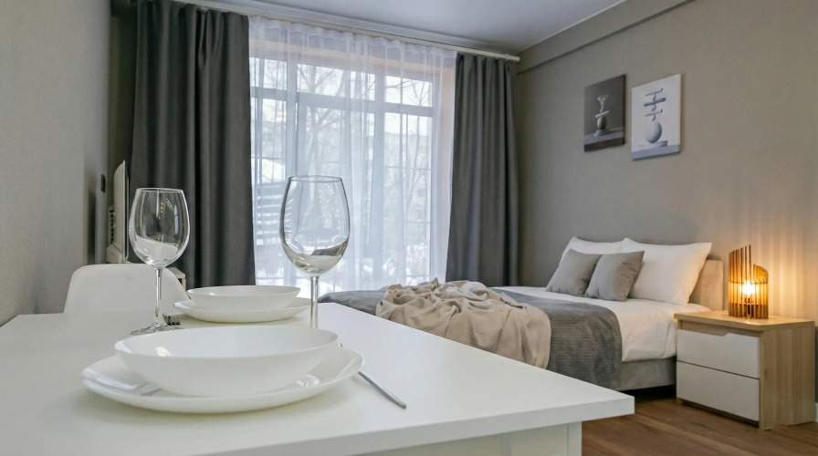 Фотография номера квартиры Квартира Уютная лаконичная студия у Цирка