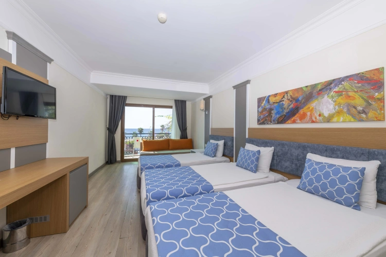 Standard Double room with balcony and with partial sea view