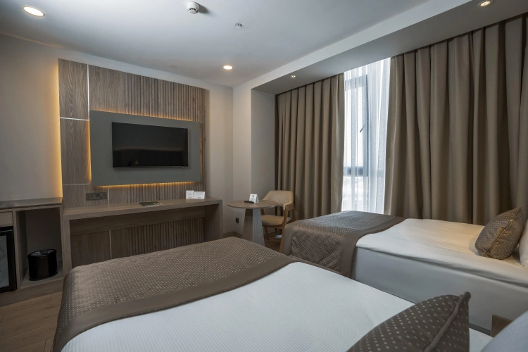 Standard Twin room with pool view
