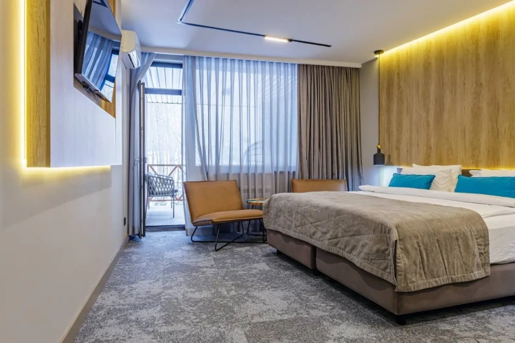 Standard Double room with balcony and with view