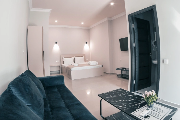 Family Suite with balcony and with garden view