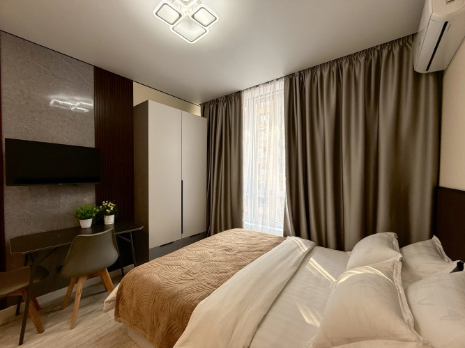 Фотография номера квартиры Квартира студия Raiymbek residence 18-26-2 & питьевая вода в подарок