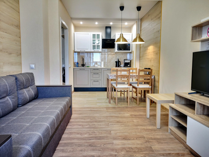 Фотография номера квартиры Апартаменты на Ангарской 100а