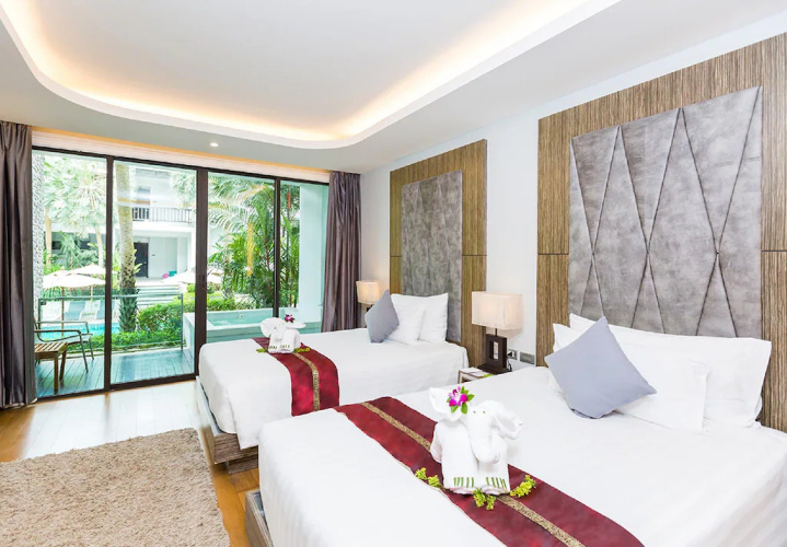 Deluxe Twin room with balcony