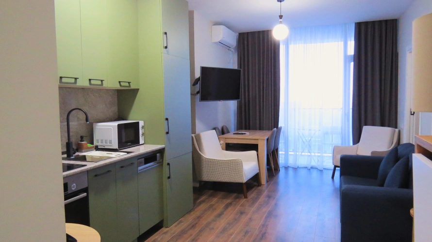 1 Bedroom Double Apartment with balcony and with view
