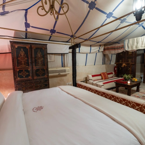 Tent with garden view
