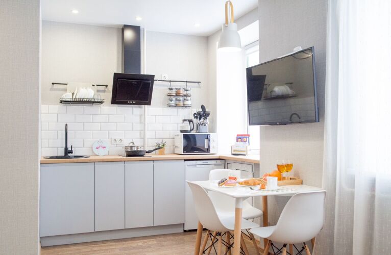 Фотография номера квартиры Квартира Студия Фламинго в Самом Сердце Города