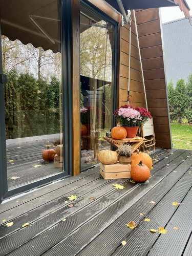 Фотография номера Коттеджа Частный дом Уютный А-фрейм Поле с баней и чаном