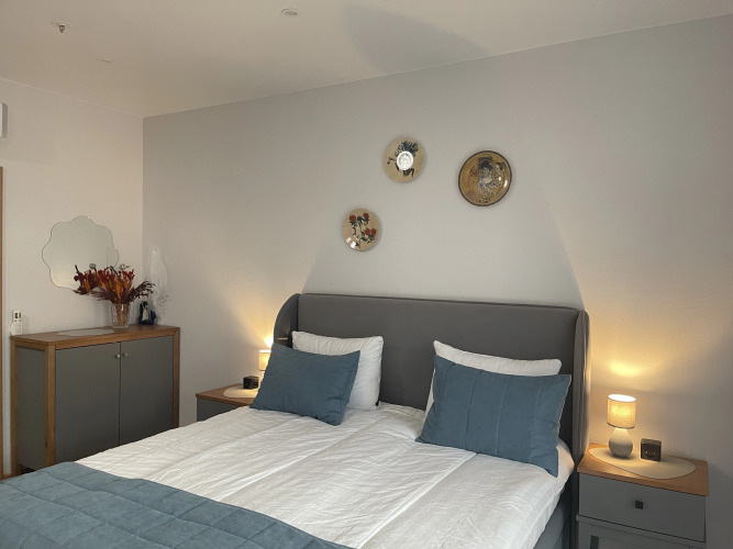 Фотография номера квартиры Апартаменты Семейная студия на 3 человека с видом на залив и лес 101