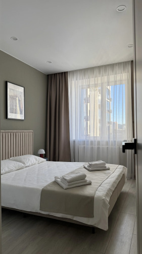 Фотография номера квартиры Квартира Новая у парка и метро