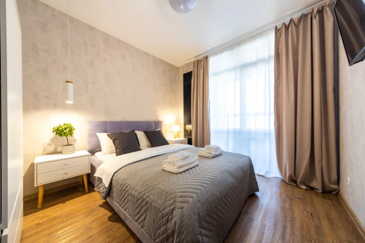 Фотография номера квартиры Апартаменты Чистый Взгляд на Алексеева 34 в шаге от ТРЦ Планета