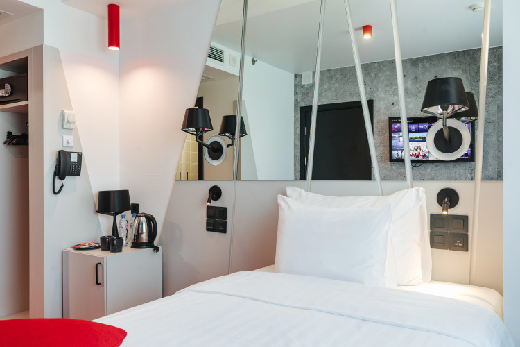 Одноместный номер Смарт односпальная кровать