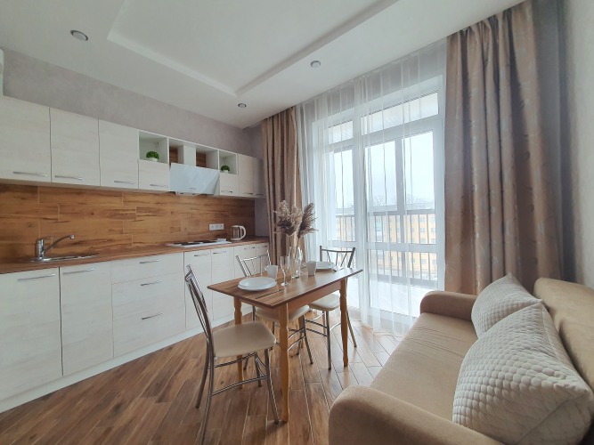 Фотография номера квартиры Апартаменты Живи Уютно в Высотке