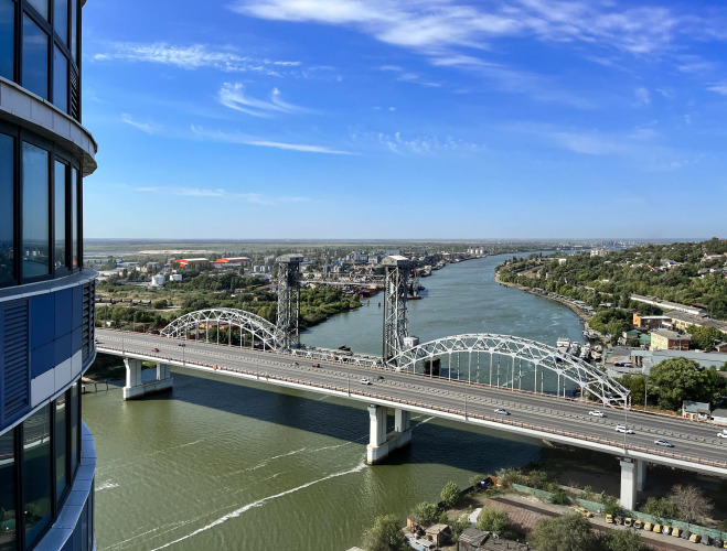 Фотография номера квартиры Апартаменты Дом у Дона на 24 этаже с видом на Дон (1)