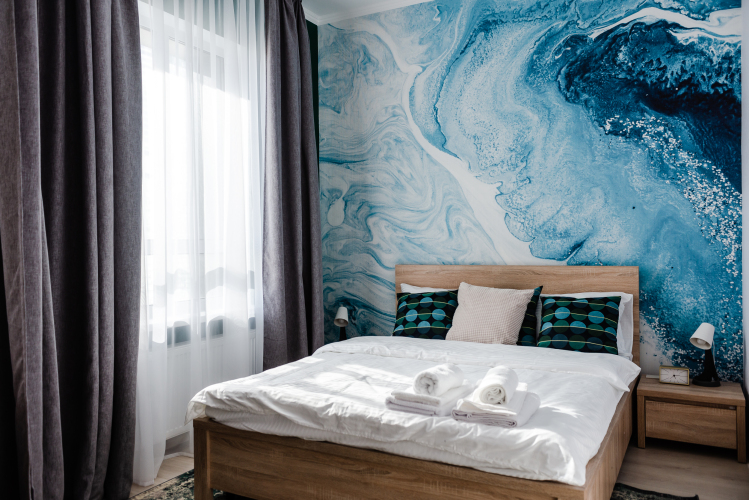 Фотография номера квартиры Апартаменты River Side Moscow City Мраморное море