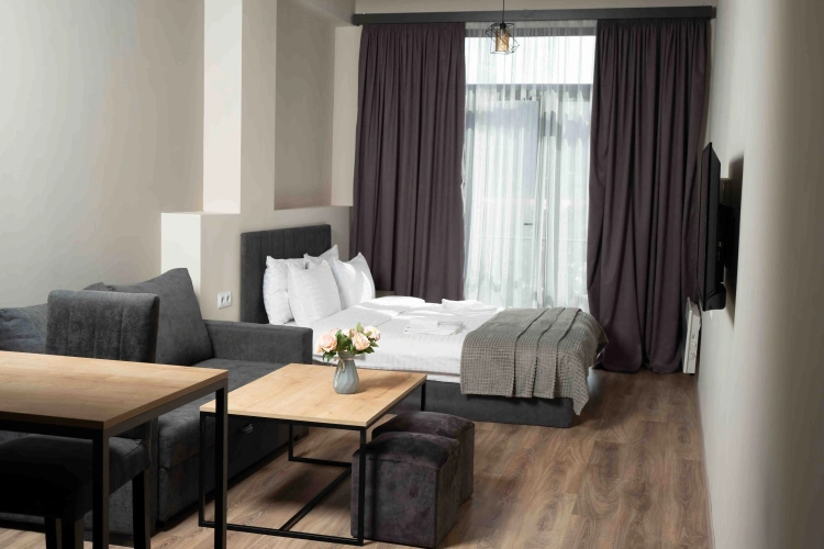 Standard Double room with balcony and with view