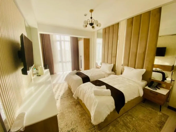 Standard Twin room with city view