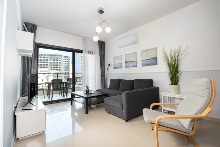 1 Bedroom Apartment with balcony and with view