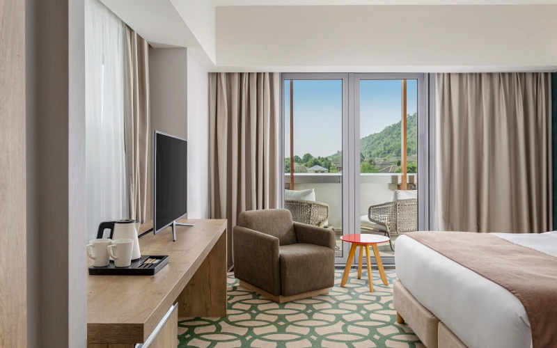 Standard Double room with balcony and with view