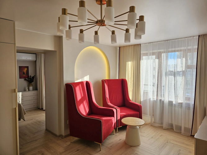 Фотография номера квартиры Квартира Элеганс с видом на Волгу