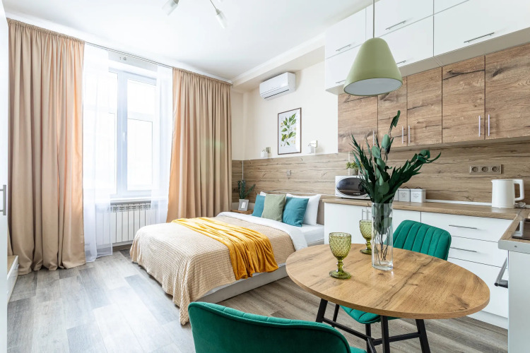 Фотография номера квартиры Апартаменты Уютная студия в центре Самары