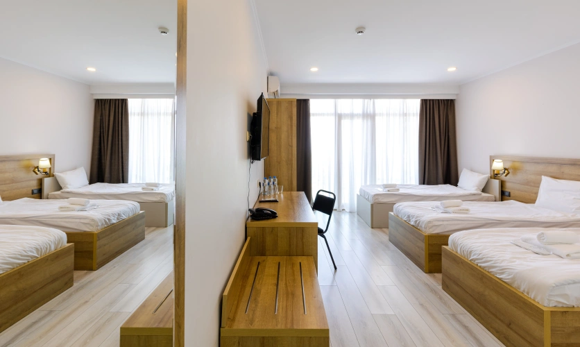 Standard Triple room with balcony and with view