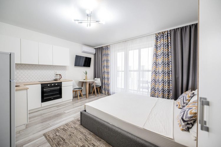 Фотография номера квартиры Квартира Уютная студия рядом с ЖД вокзалом