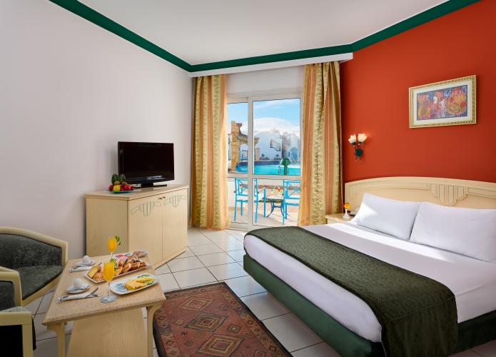 Standard Double room with pool view