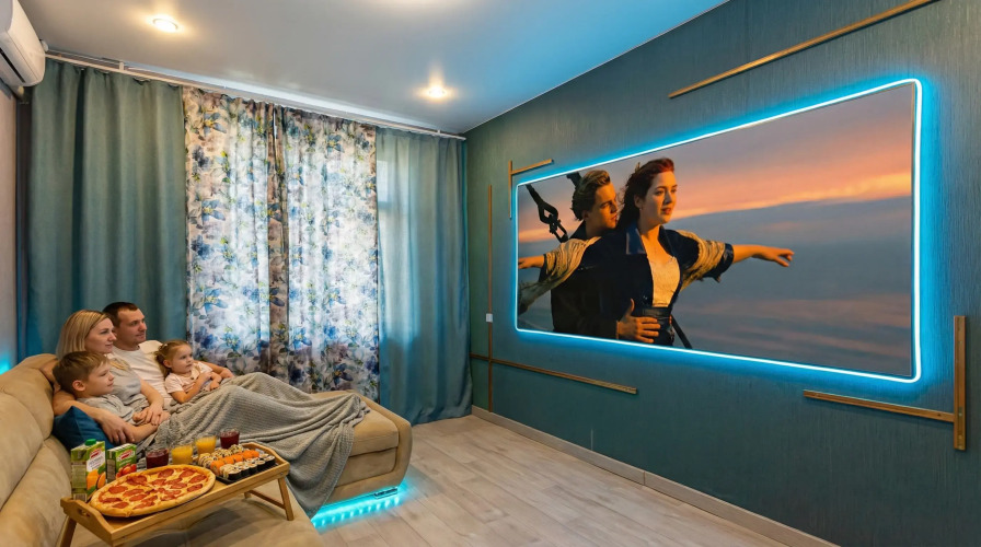 Фотография номера квартиры Квартира Кино апарт на Булаке