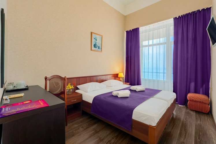 2 Bedrooms Family Quadruple room (Bereg Building) with balcony and with view