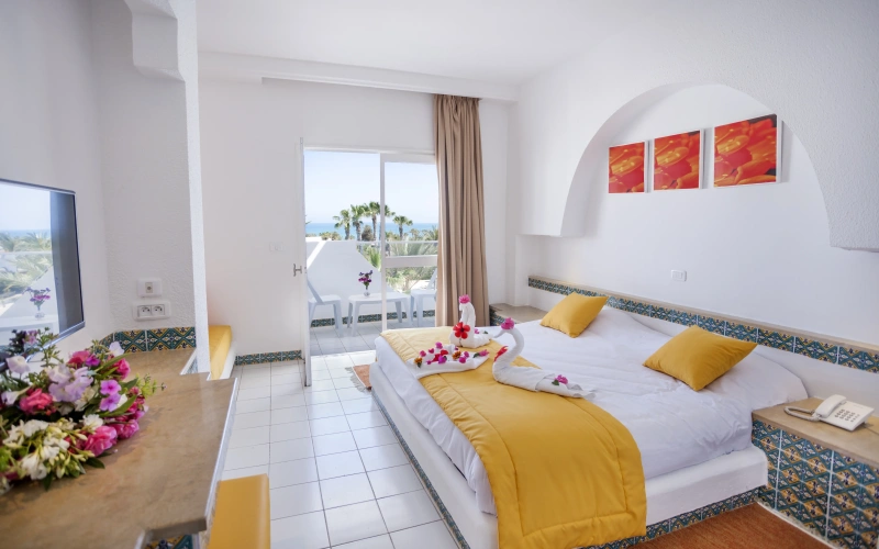 Standard Double room with balcony and with sea view