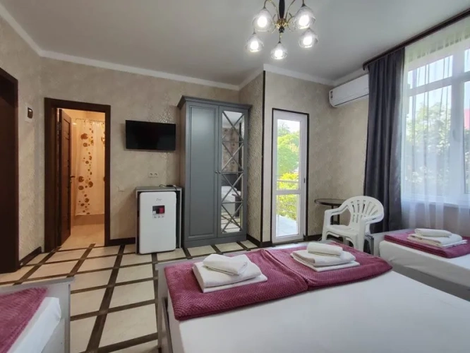 Superior Family room with balcony and with view