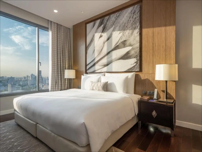 1 Bedroom Double Pillars Residence with balcony and with city view