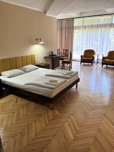 Standard Quadruple room with balcony and with view