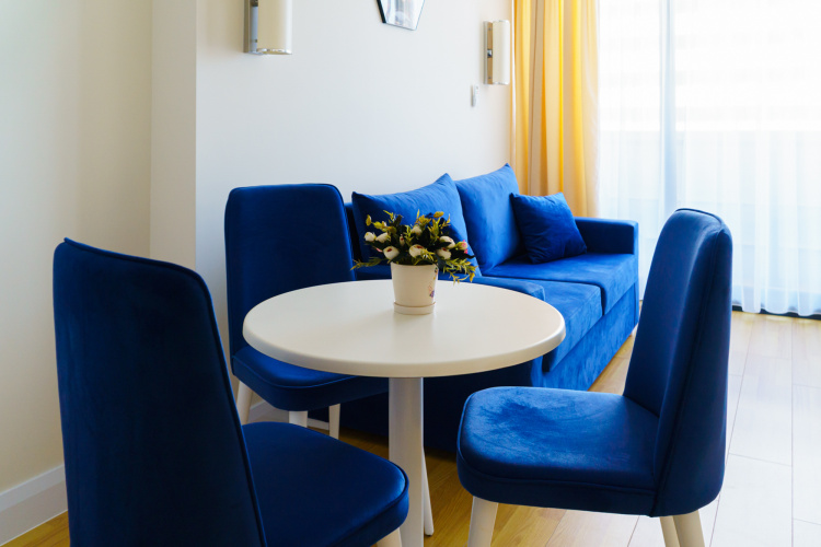 2-rooms Double Apartment with balcony and with sea view