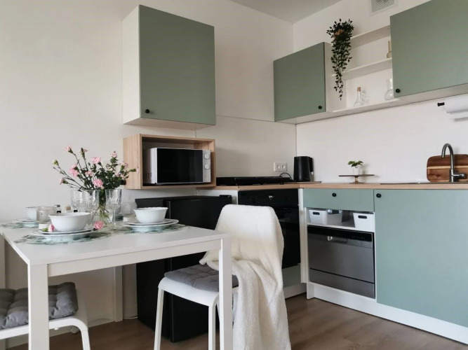 Фотография номера квартиры Квартира Lotus Cozy Aparts на Волге