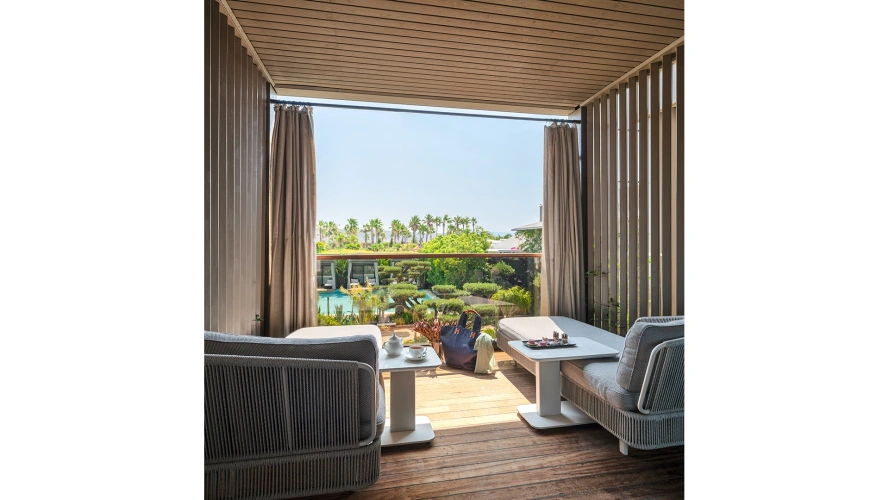 1 Bedroom Terrace Double Suite with view