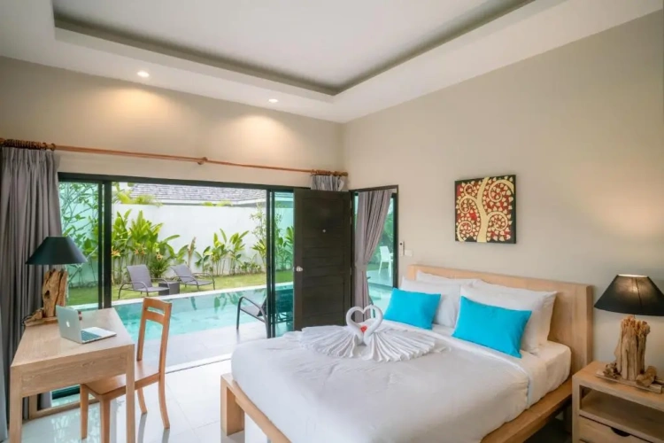 2 Bedrooms Grand Deluxe Villa with balcony and with pool view