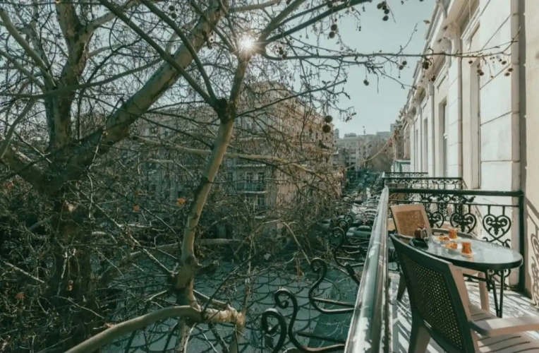 Outside