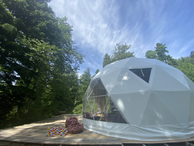Family Tent with view