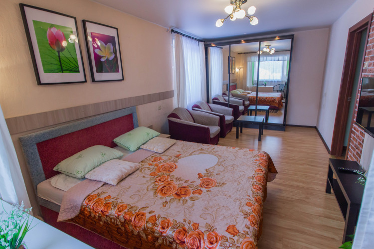 Фотография номера квартиры Апартаменты с 2 комнатами и видом на город (Квартира51)