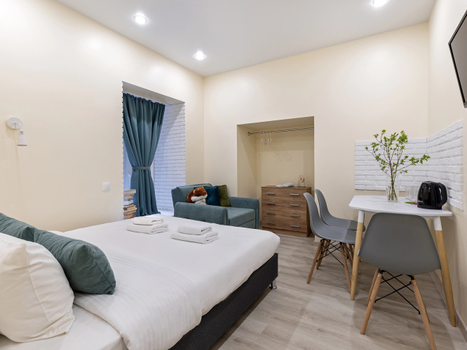 Фотография номера квартиры Апартаменты АпартПейдж Марата