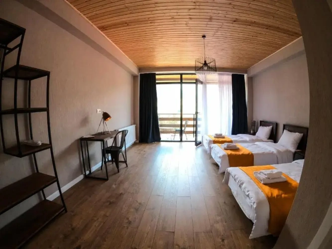 Superior Triple room with balcony and with view