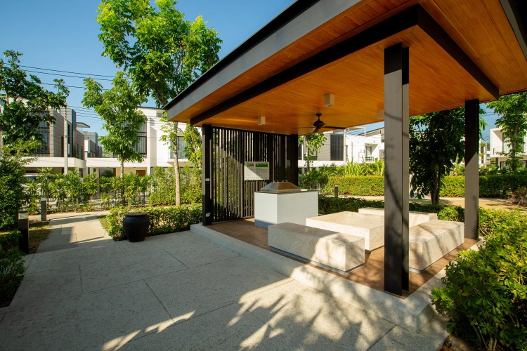 Outside