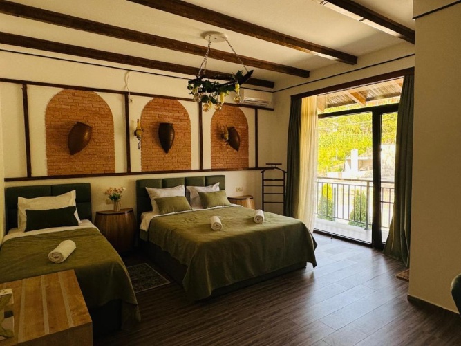 Superior Triple room with balcony and with mountain view